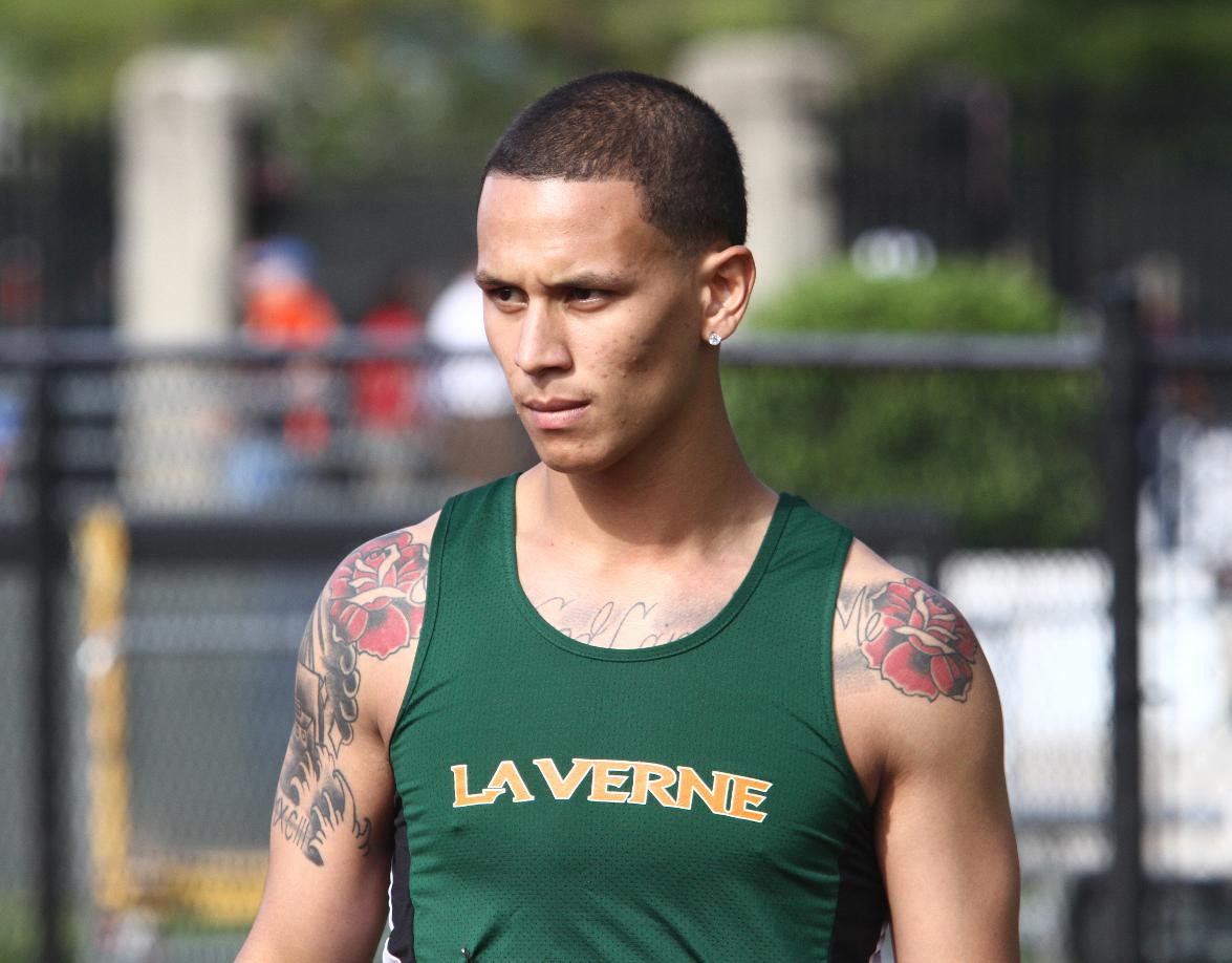Gonsalves third in 100m at Rossi Relays