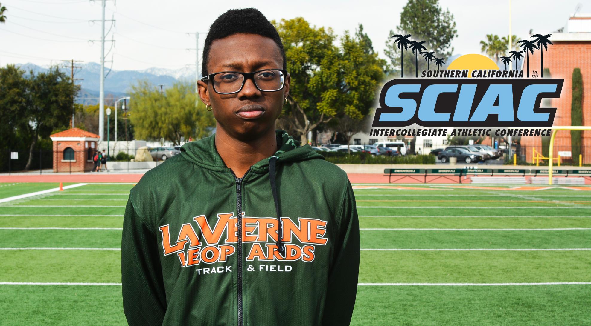 Francis named SCIAC Male Athlete of the Week