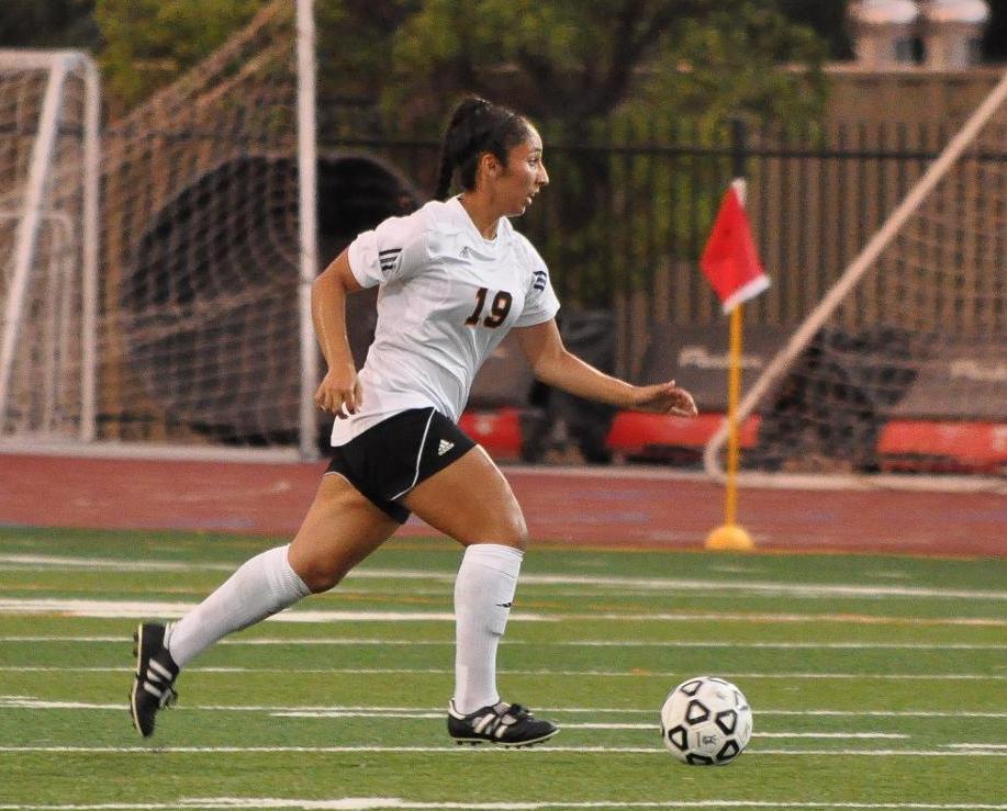 Brianna Romero scored one of the two Leopard goals against Arizona Christian
