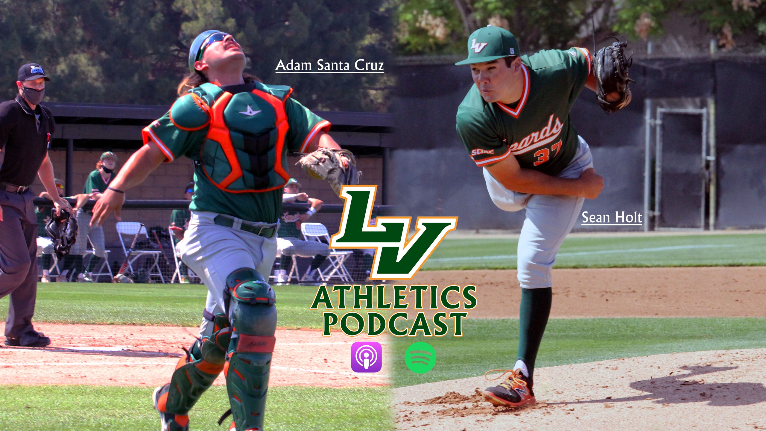 Adam Santa Cruz and Sean Holt on the latest episode of the La Verne Athletics Podcast.