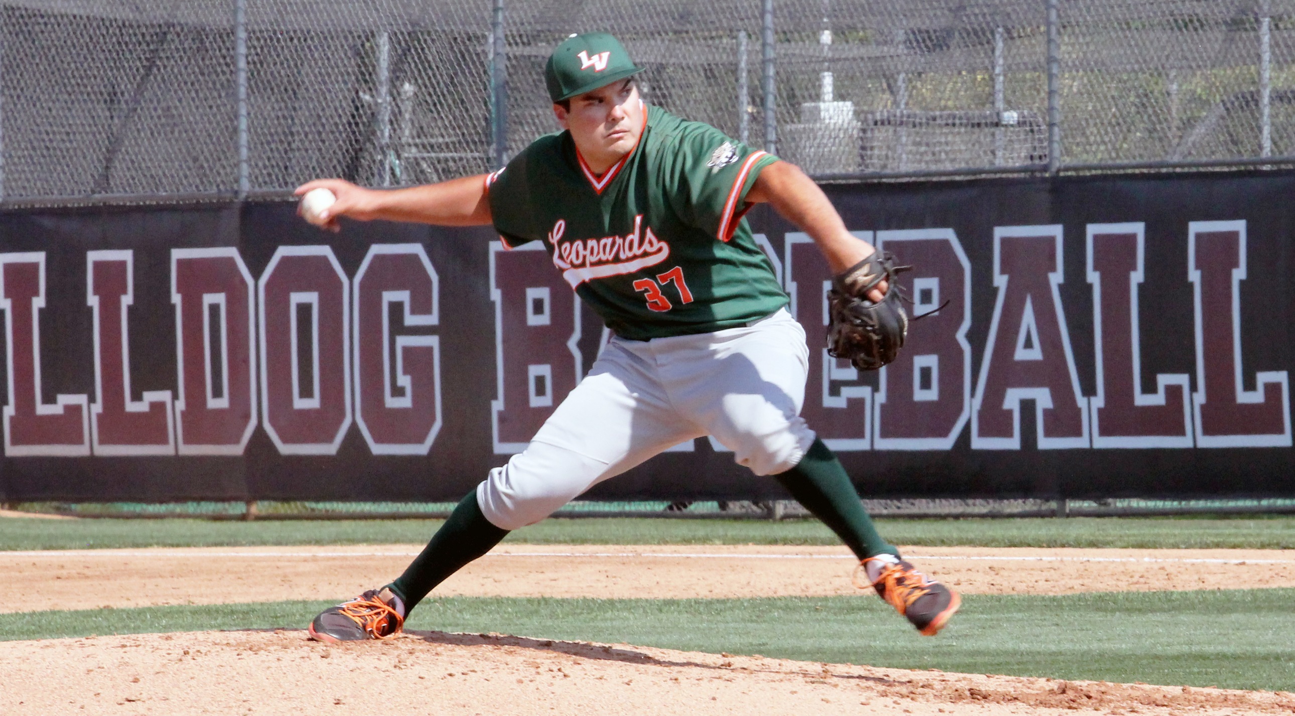 Sean Holt led the Leopards on the mound to an 8-2 win over Redlands