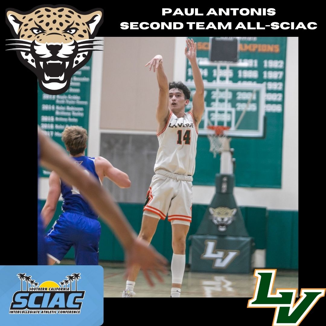 Paul Antonis Named To The All-SCIAC Second Team