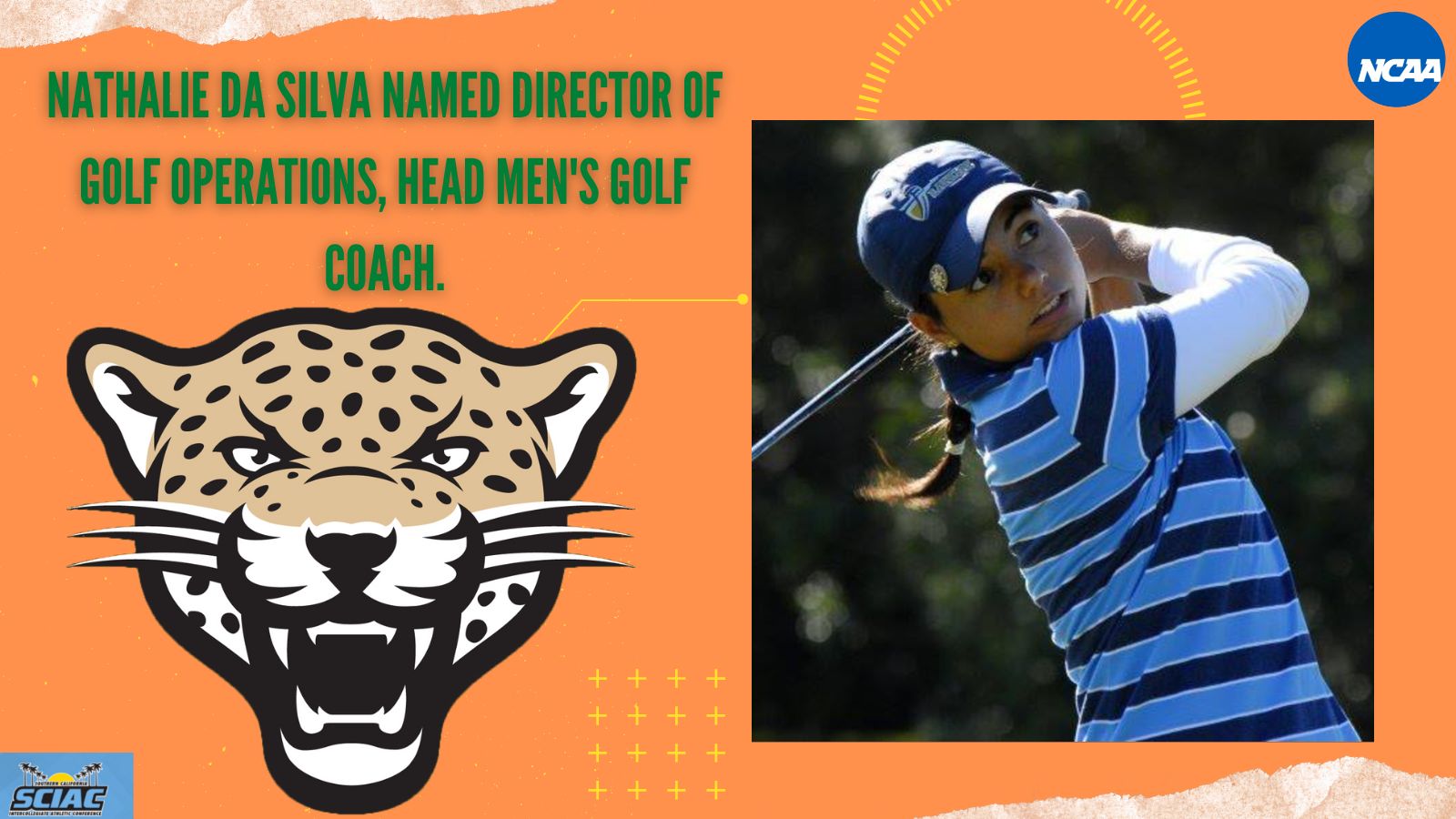Nathalie da Silva Named Director of Golf Operations, Head Men's Golf Coach.