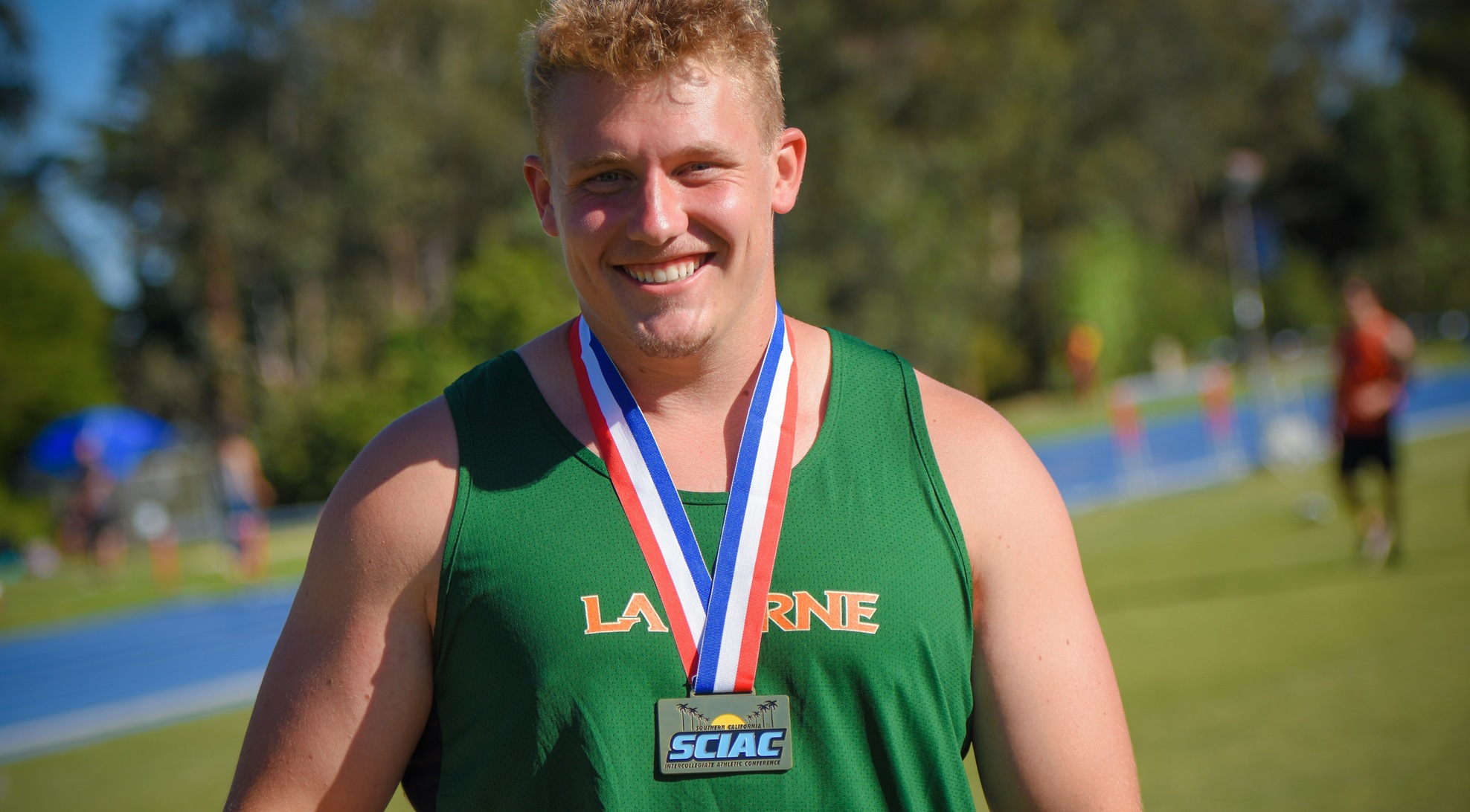 Randall claims shot put, Men's Track and Field finishes third in SCIAC