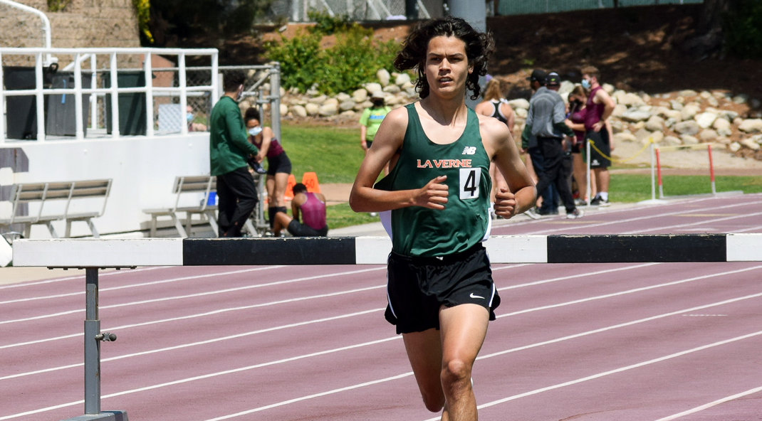 Michael Sahagun posted a personal best and the seventh-best time in La Verne history in the 1,500m.