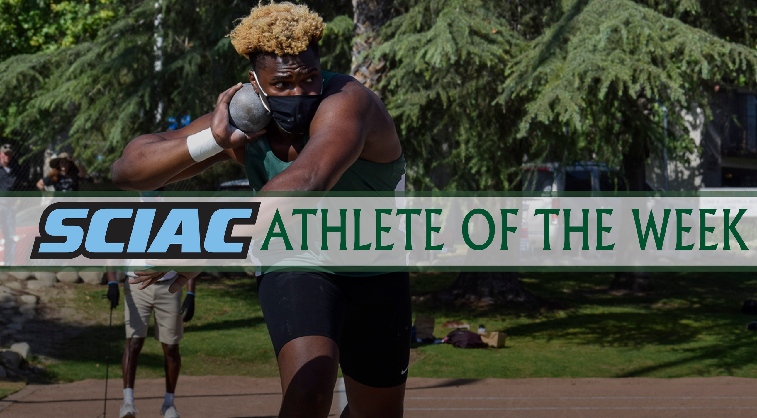 Subdue Ezinwa earned SCIAC Field Athlete of the Week honors for the second-straight week.