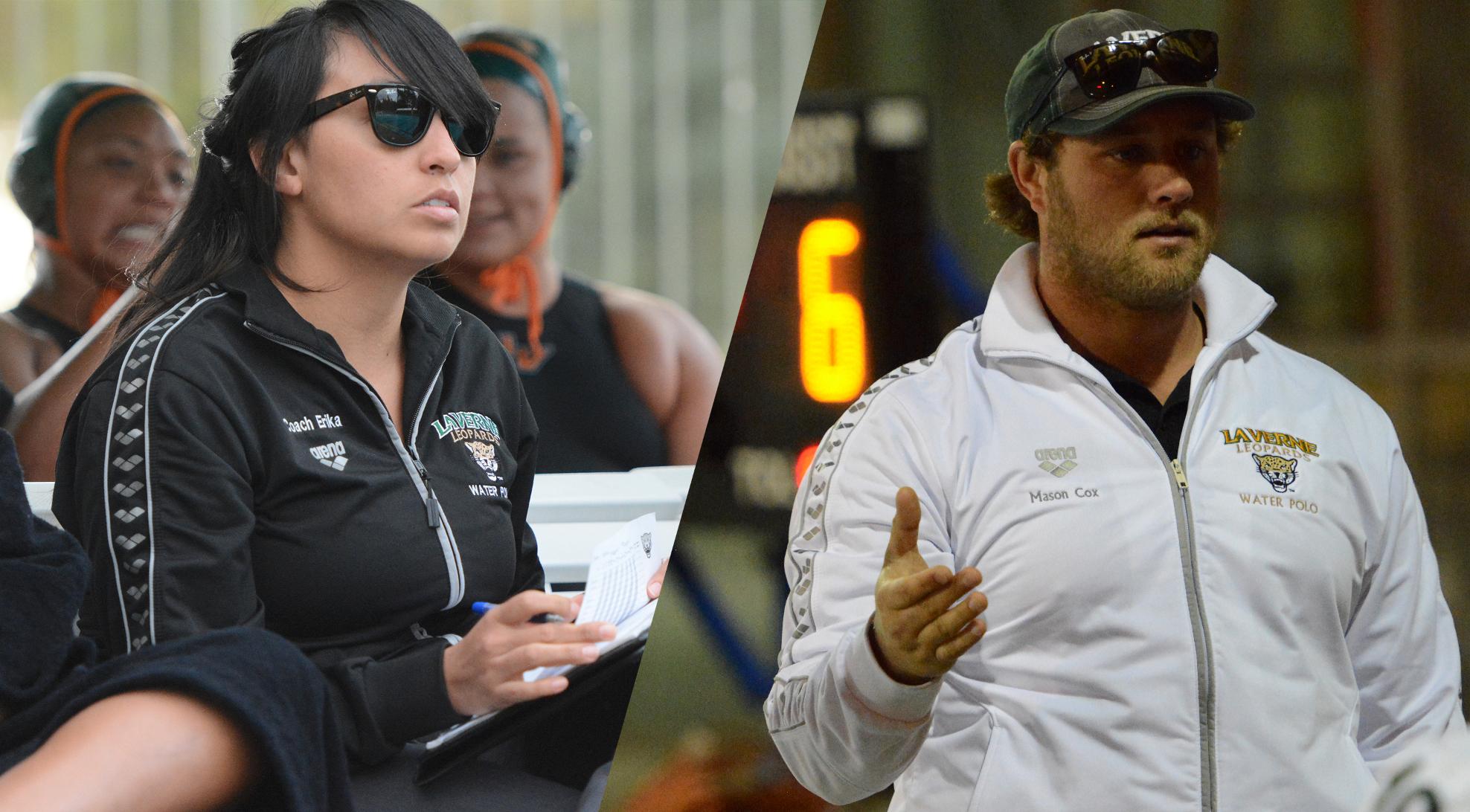 Cox, Vargas tabbed to lead water polo programs in 2016-17