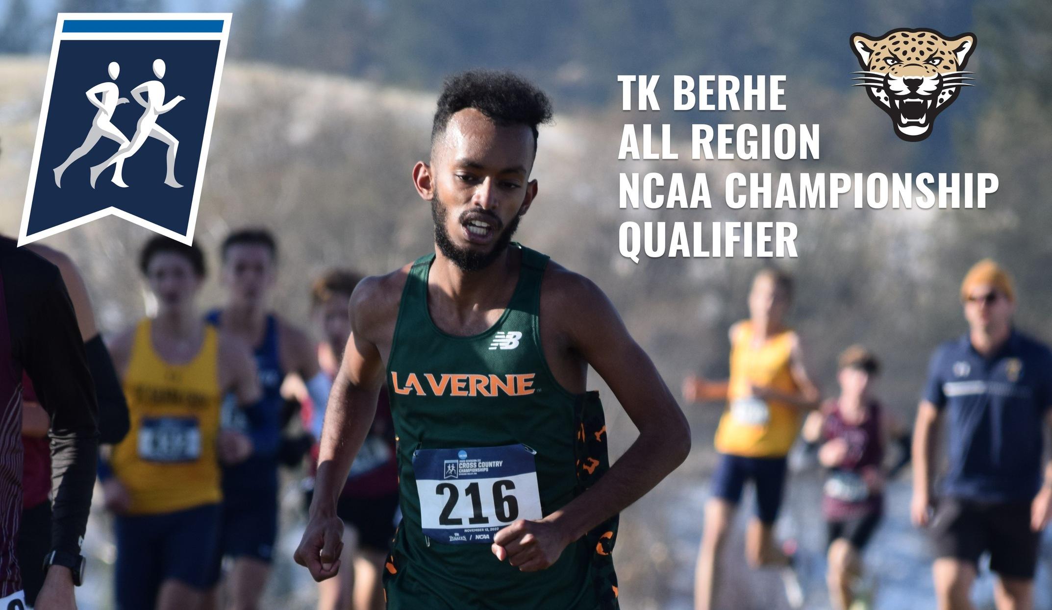 TK Berhe Named All Region, Qualifies For 2022 NCAA Championships