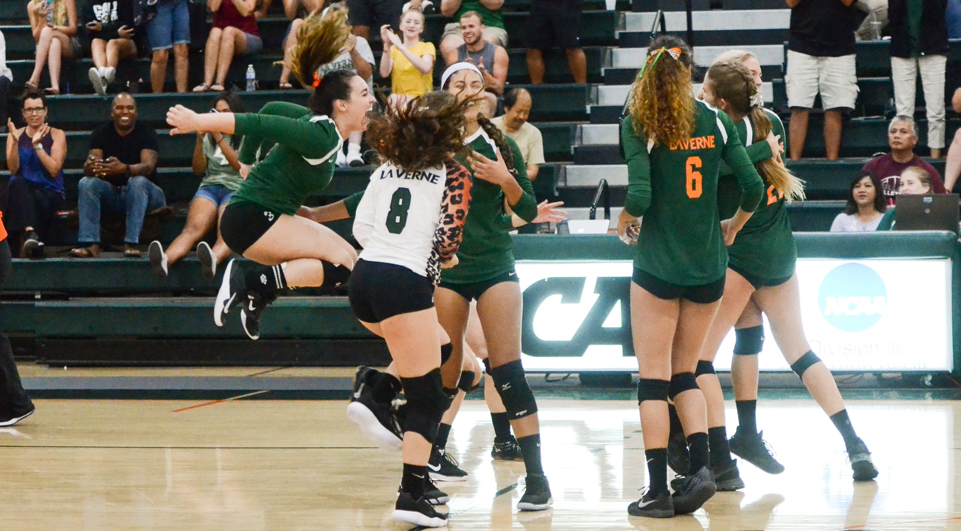 No. 15 Leopards rally to beat No. 17 Cal Lutheran in five sets