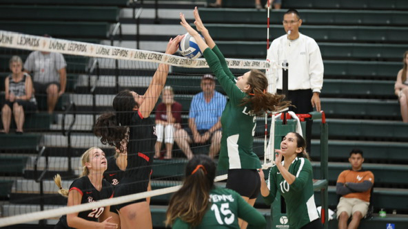 Volleyball Sweeps No. 24 Pacific Lutheran